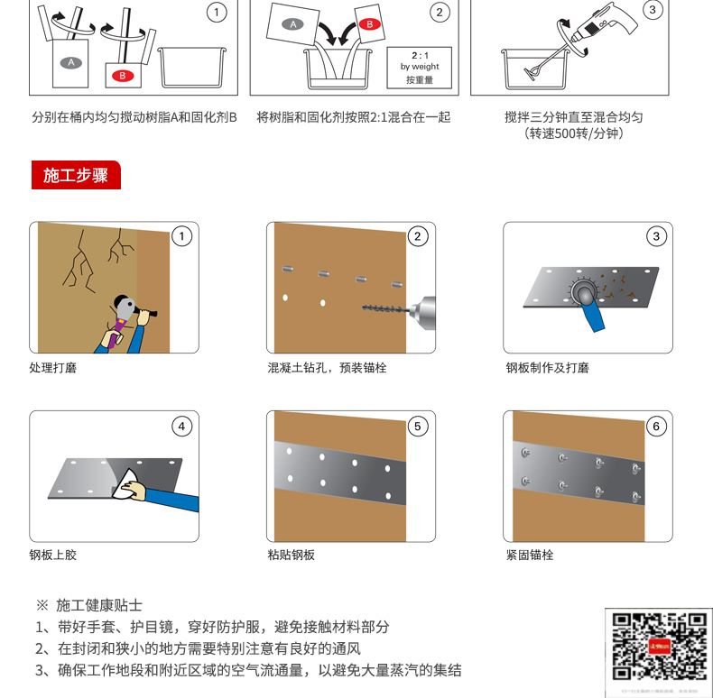 包钢和田市粘钢加固施工过程